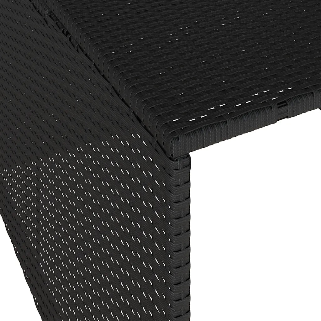 Garage per Robot Tosaerba Nero 86x90x52/57 cm in Polyrattan CFW7622209