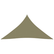 Vela ombreggiante triangolare in tessuto Oxford 4 x 5 x 5 m beige 02_0009887