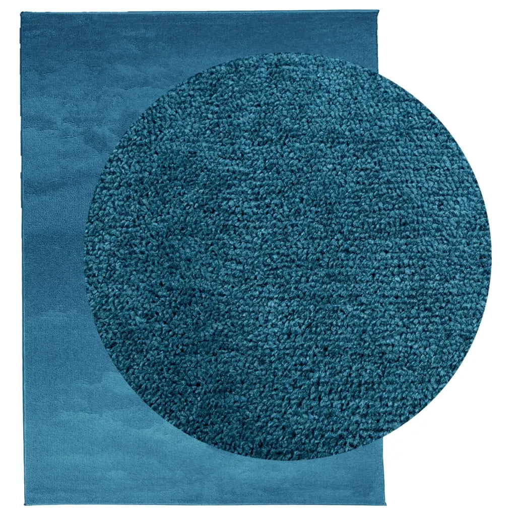 vidaXL Tappeto OVIEDO a Pelo Corto Turchese 240x340 cm