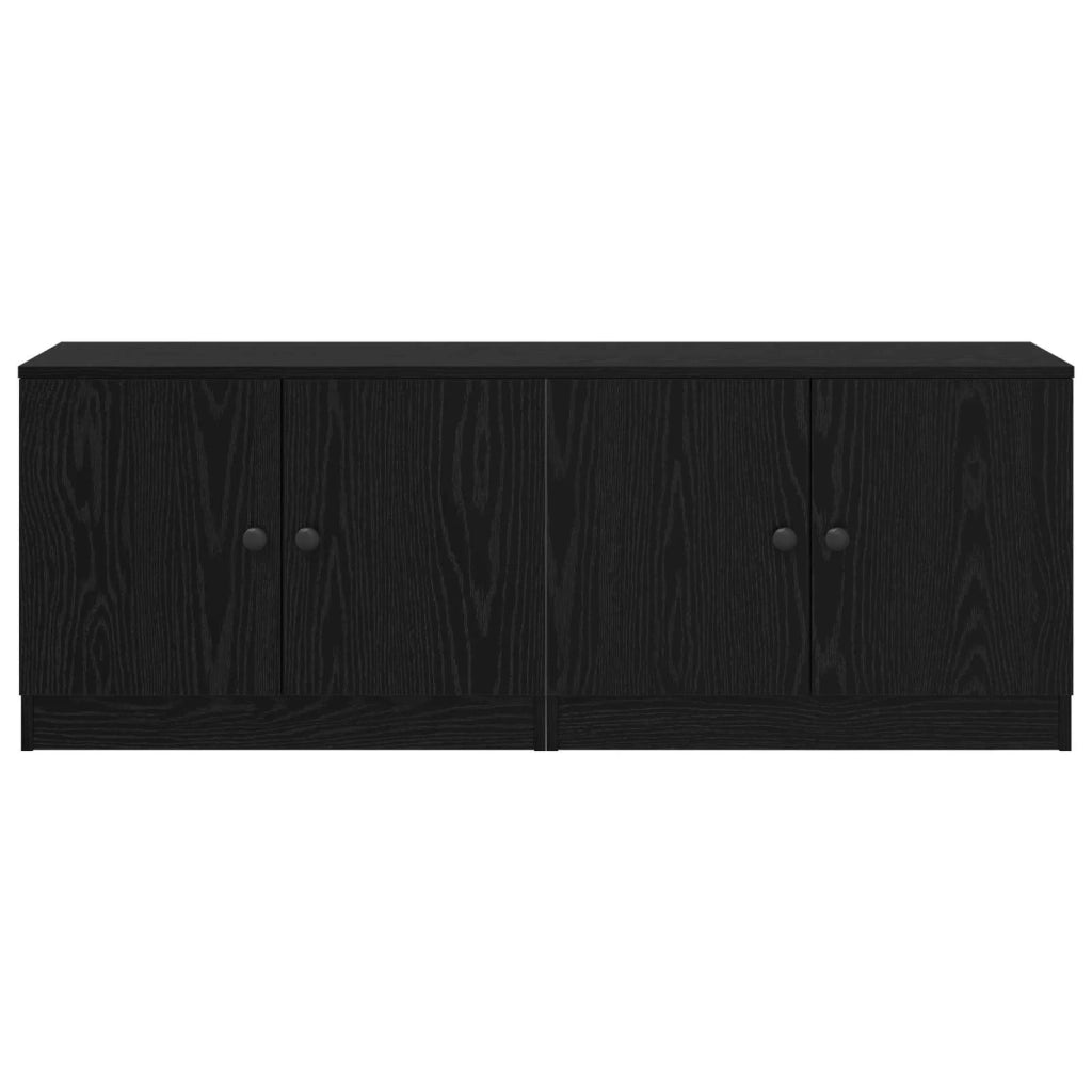 Armadietto per letto 2 pcs Rovere Nero 66 x 35 x 48 cm 893716
