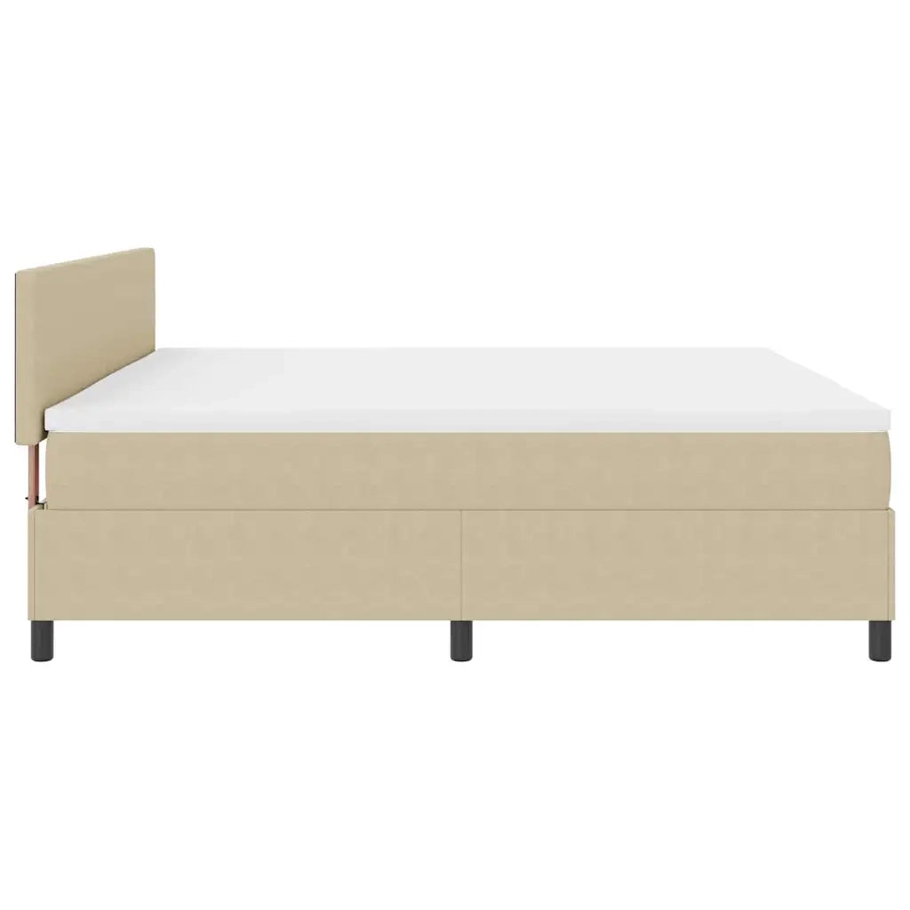Letto a Sorgente LED Grigio chiaro e bianco 200 x 200 cm 3337618