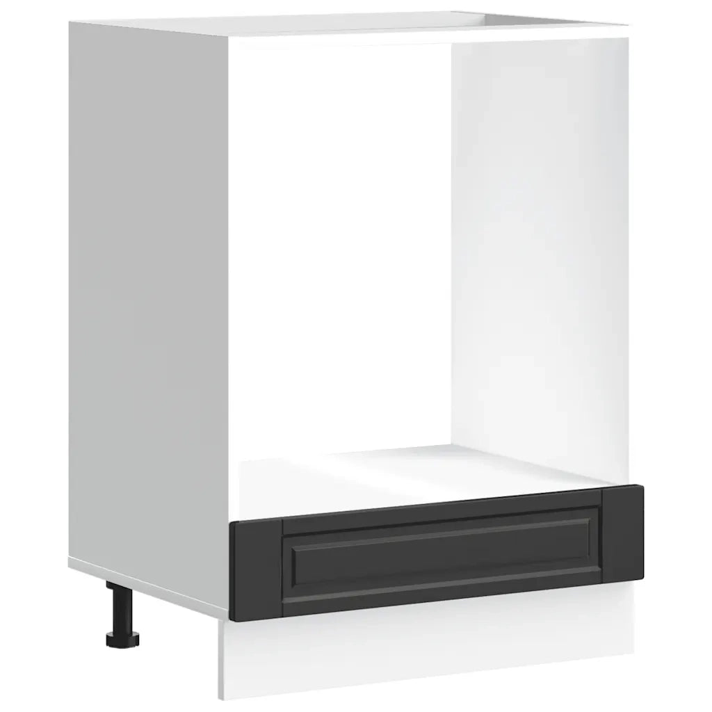 Armadio per Forno Porto Nero in Legno Multistrato 853998