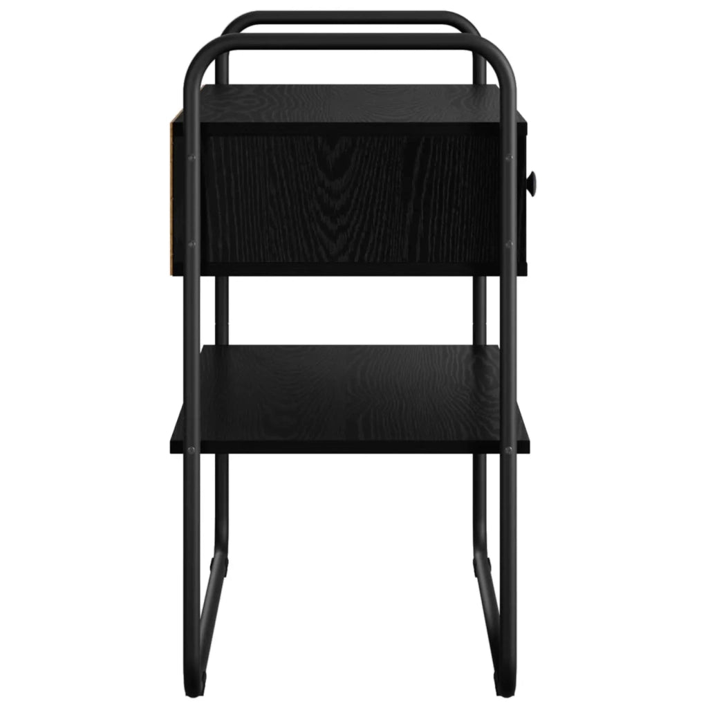 Tavolo consolle Rovere Nero 100 x 40 x 75 cm 8007551