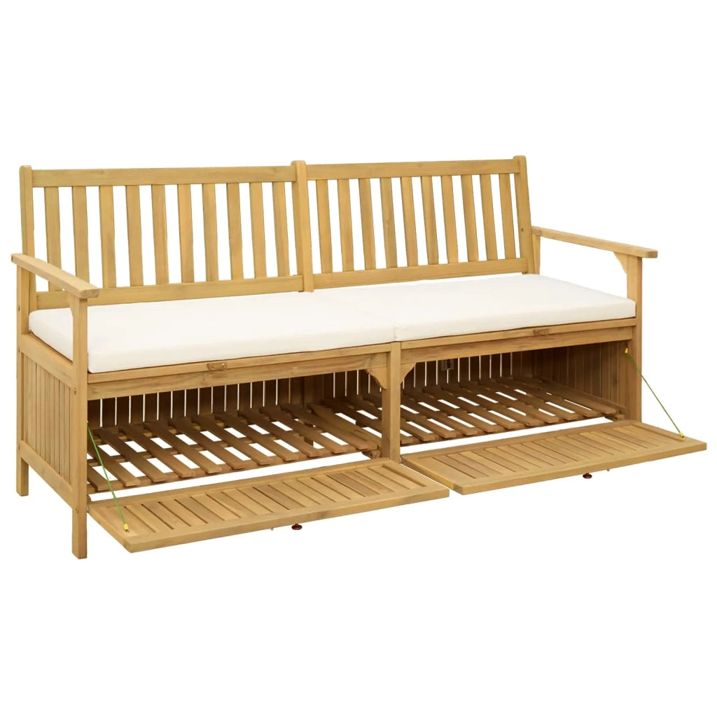 Panchina con contenitore con cuscino con porta 170 x 63 x 84 cm 42026793