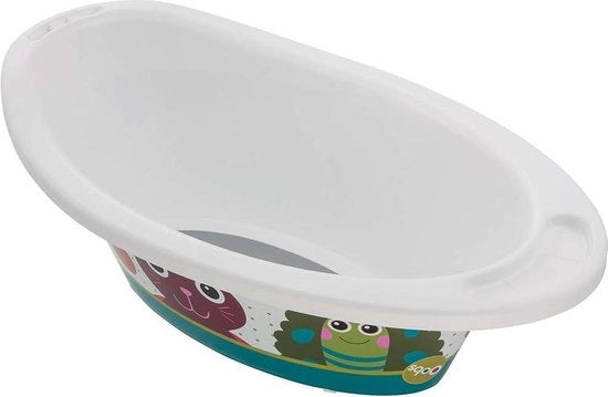 Pannolino con gomma antiscivolo e dispositivo di scarico per bambini da 0 a 12 mesi, colore bianco, modello 202110001AW.