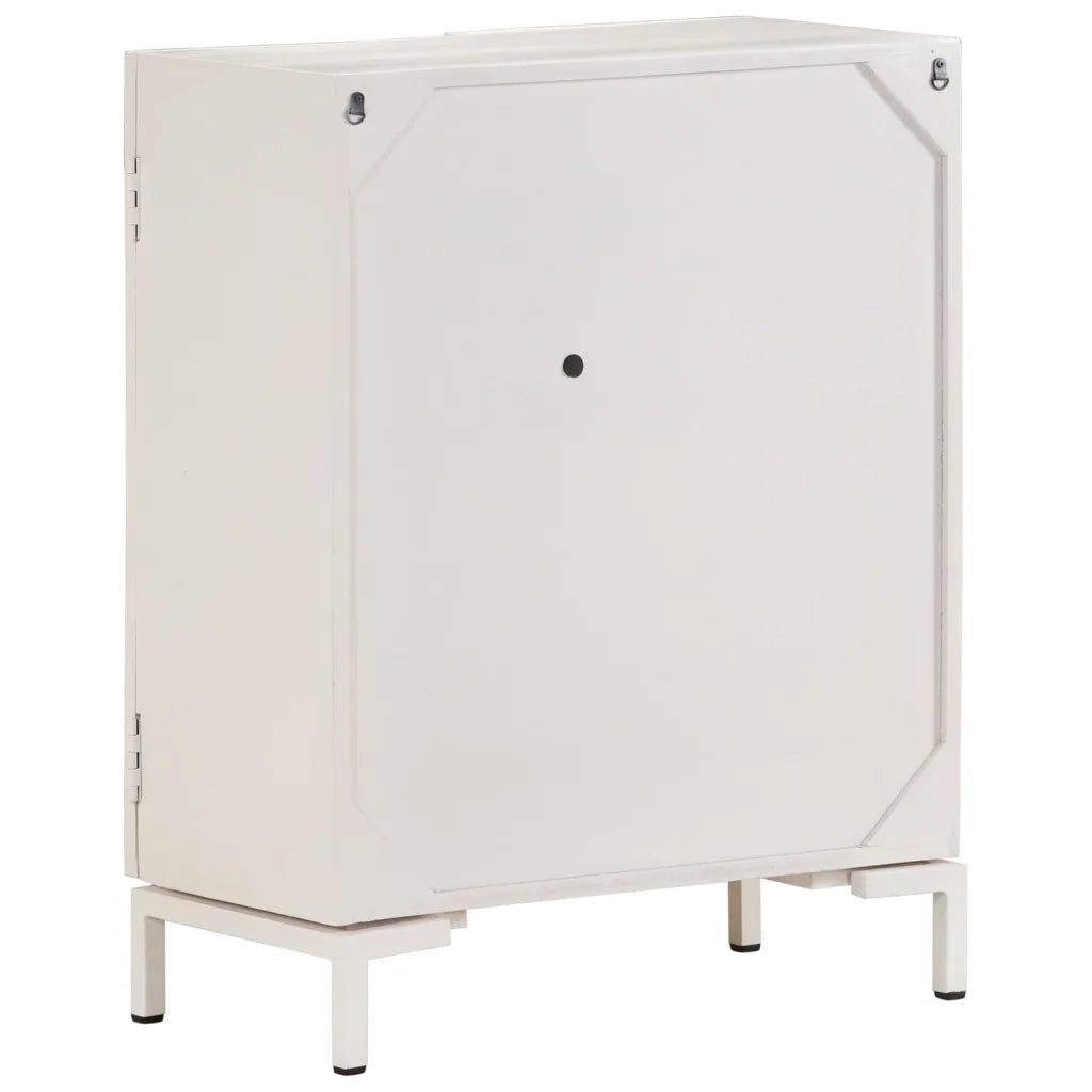 Credenza | Madia | Buffet da pranzo | Armadio da pranzo 60x30x76 cm in Legno Massello di Mango