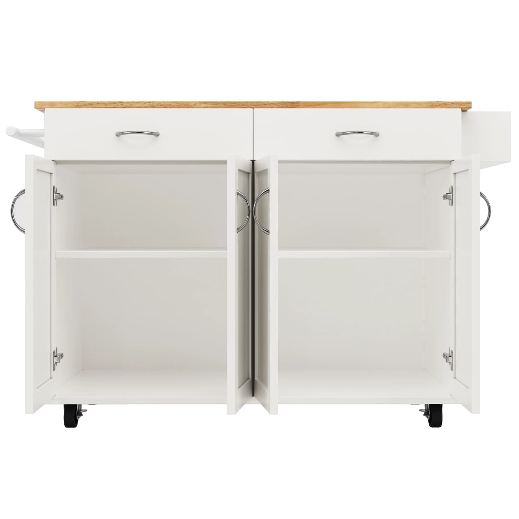 Isola Cucina Multifunzionale ¨C MINIMAL ¨C Bianco, Legno, 106x50x90.5cm