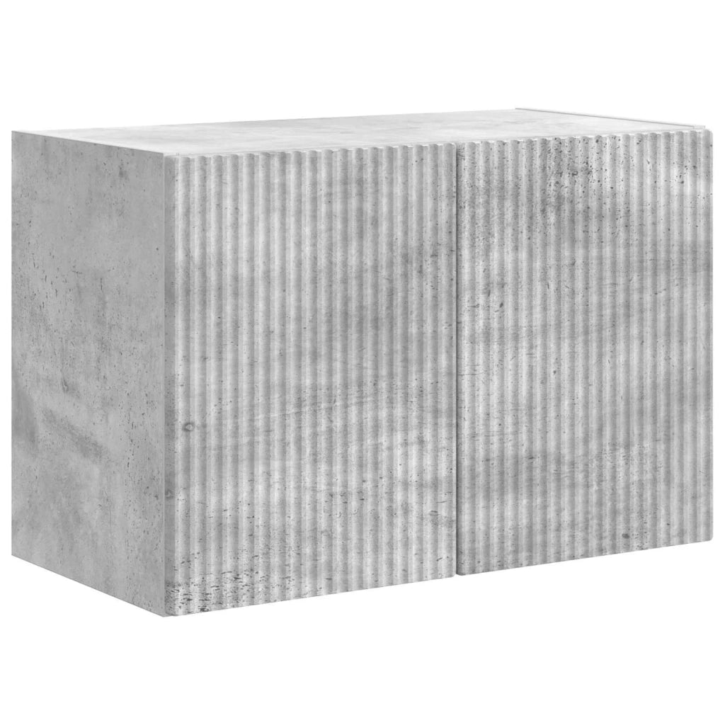 Mobile TV da parete Grigio cemento 59,5 x 31 x 40 cm 892335