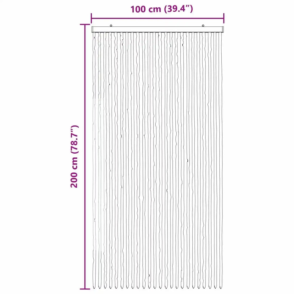Tenda per insetti in chenille Grigio chiaro e bianco 42034417