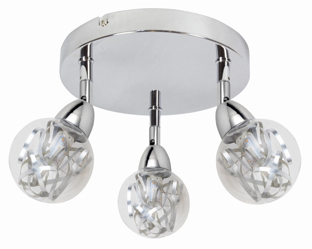 Plafoniera LED Candellux BOLO 98-67708 3 luci 40cm cromo