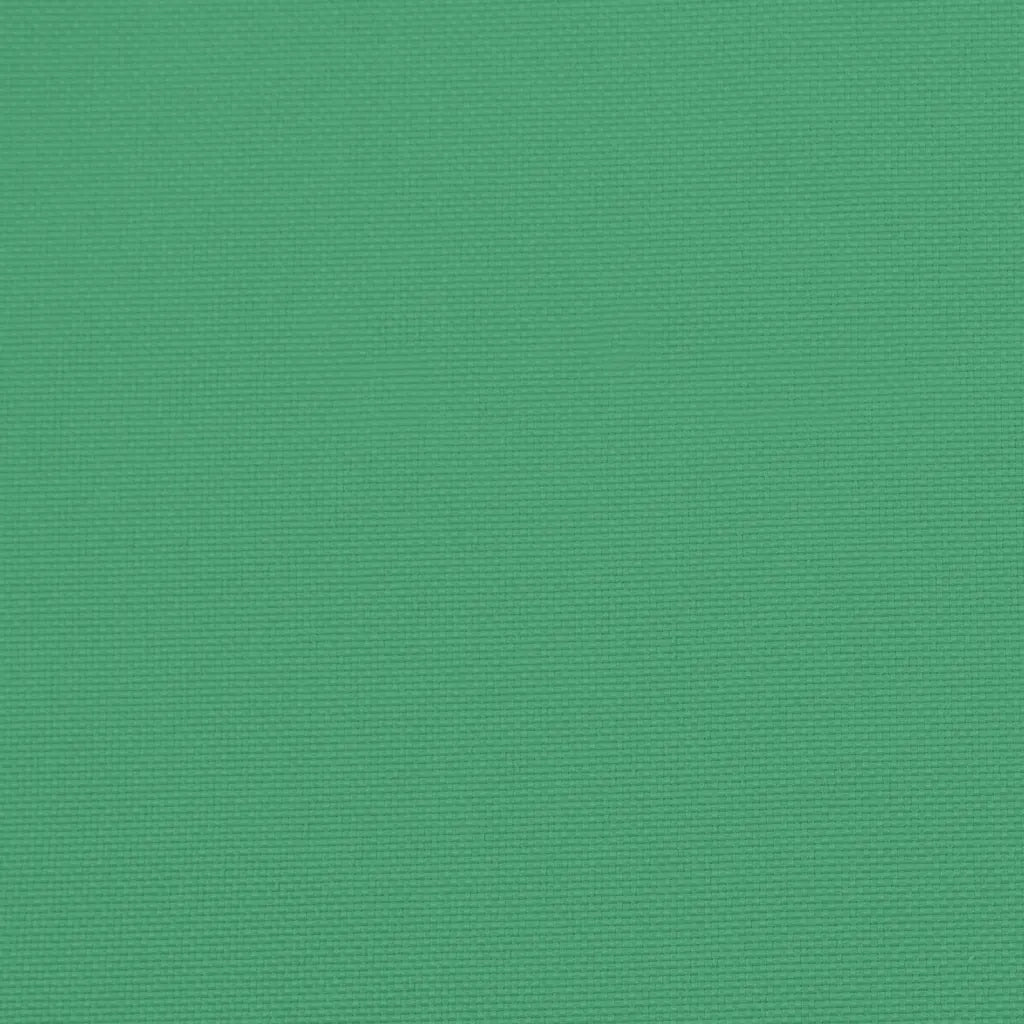 Cuscini per Sedia Schienale Basso 2 pz Verdi in Tessuto Oxford 377686