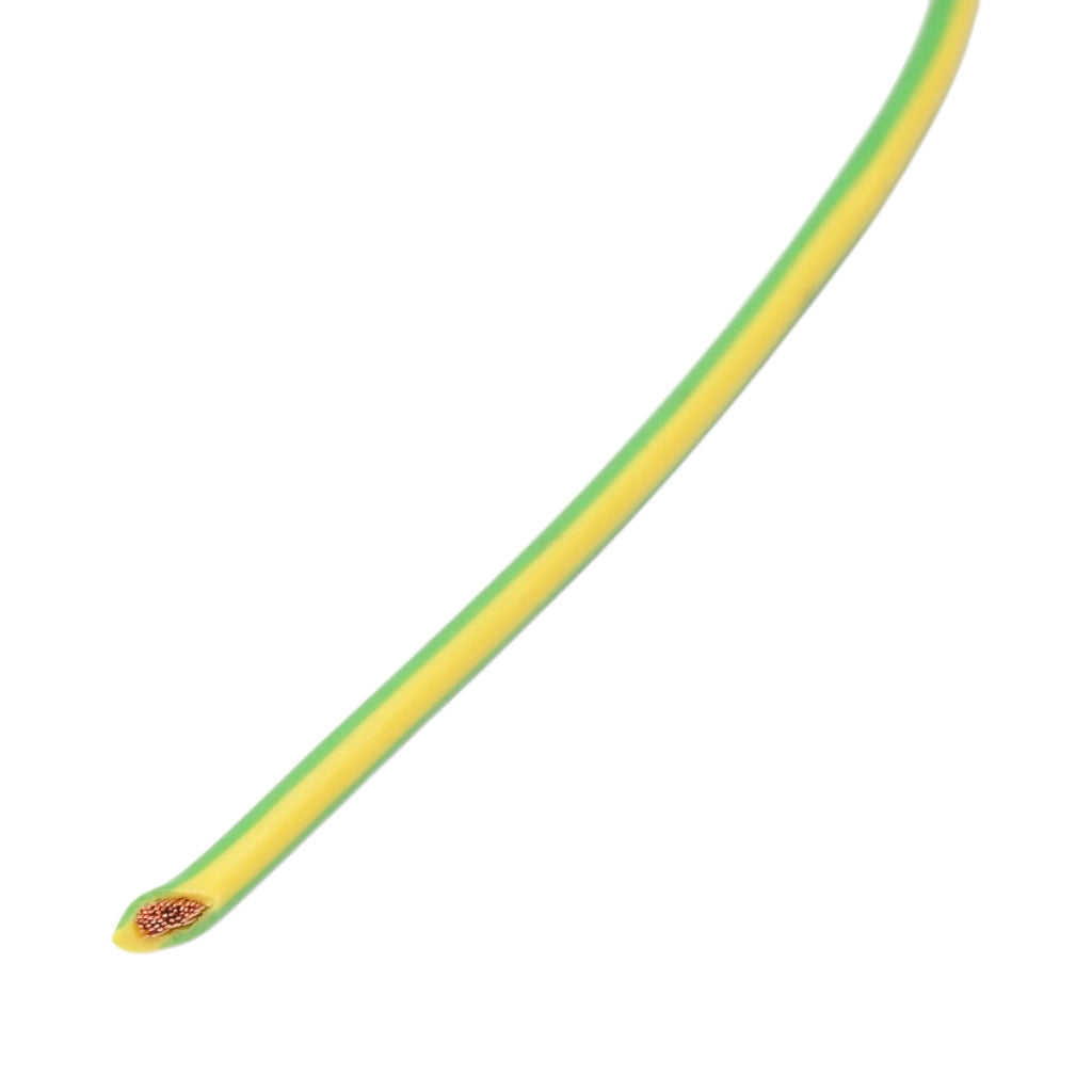 Cavo di messa a terra in rame 4mm giallo-verde MYF H07V-K, isolamento in PVC 450/750V 100m/rotolo