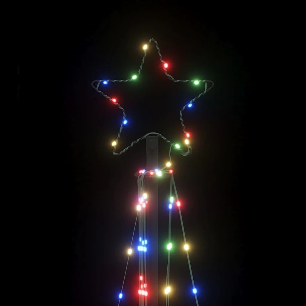 vidaXL Albero di Natale a LED 339 LED Colorato 187 cm