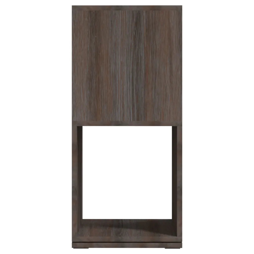 Armadietto Girevole Grigio Rovere 34,5x34,5x75,5cm Truciolato 339561