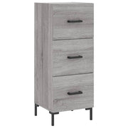 Buffet credenza cassettiera armadio mobile contenitore organizer cucina soggiorno Sonoma 34,5 x 34 x 90 cm legno ingegnerizzato grigio 02_0036326