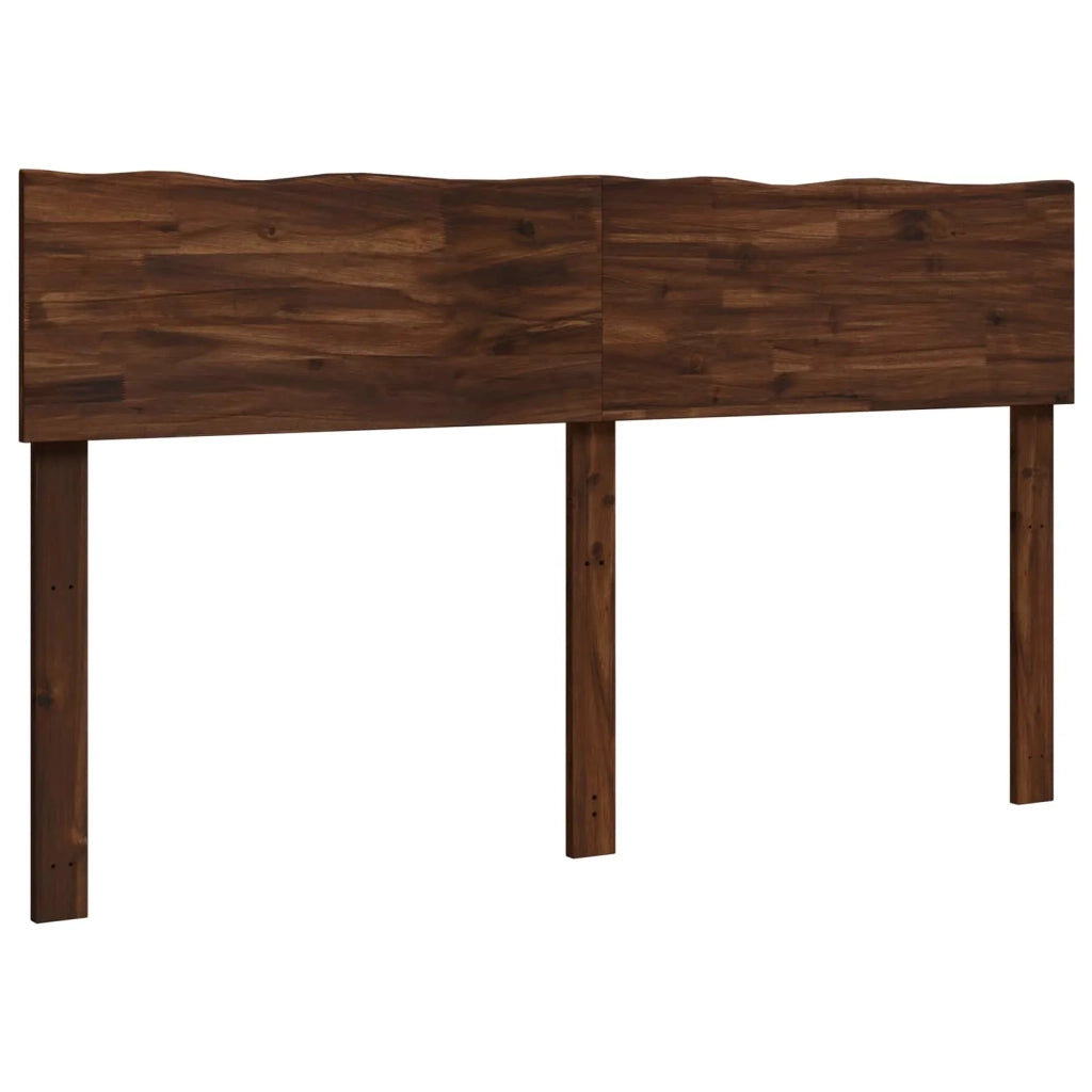Testiera con bordo vivo ROSTOCK Marrone Scuro 140 cm 903257