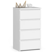 Cassettiera AKORD CL4 Cassettiera Bianca 40 cm 4 cassetti 40x35x74 cm