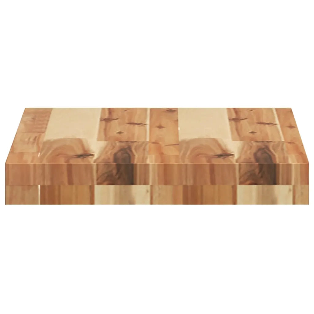 Piano per Tavolo 50x30x4cm Rettangolare Legno Massello Acacia