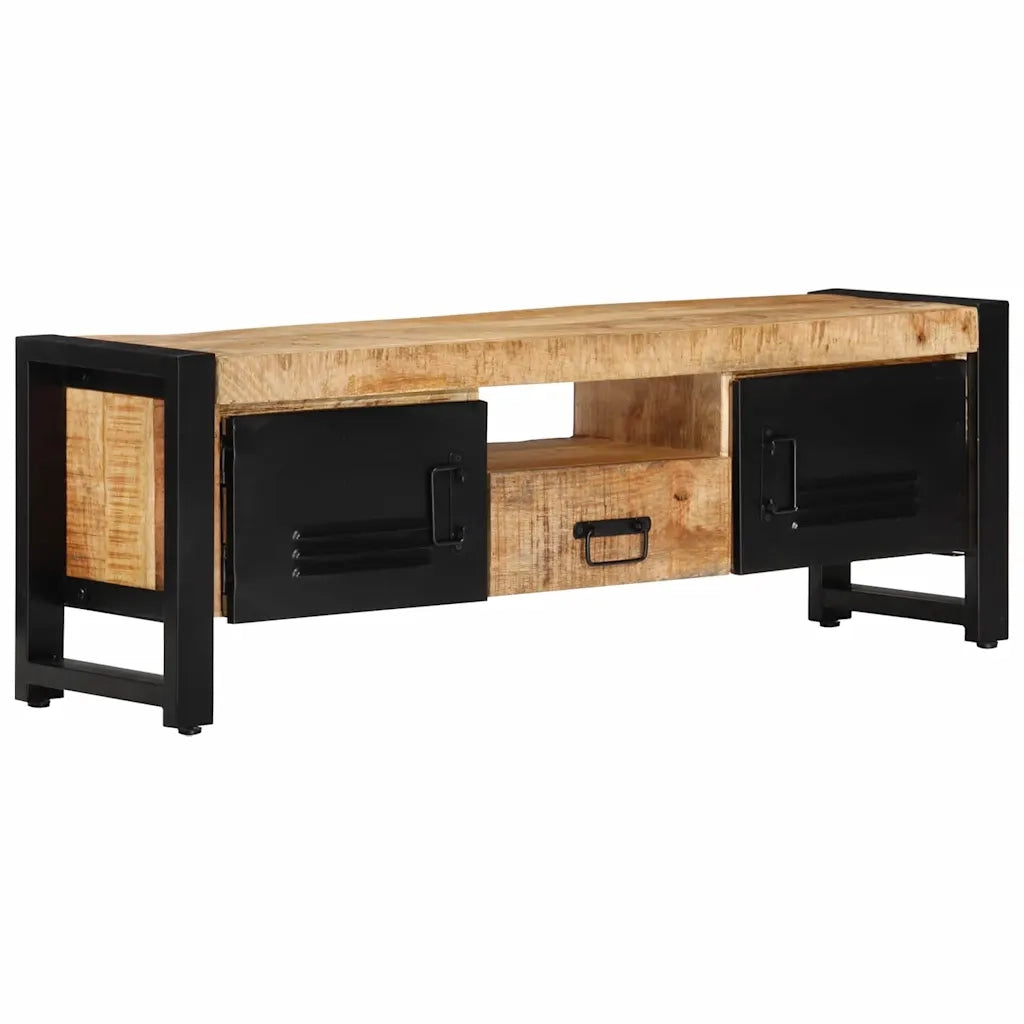 Mobile Porta TV 120x30x40 cm in Legno Massello di Mango cod mxl 14816