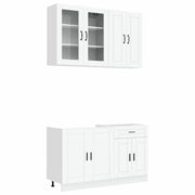 Unità Cucina PORTO 4 pcs Bianco Legno ingegnerizzato 3438335