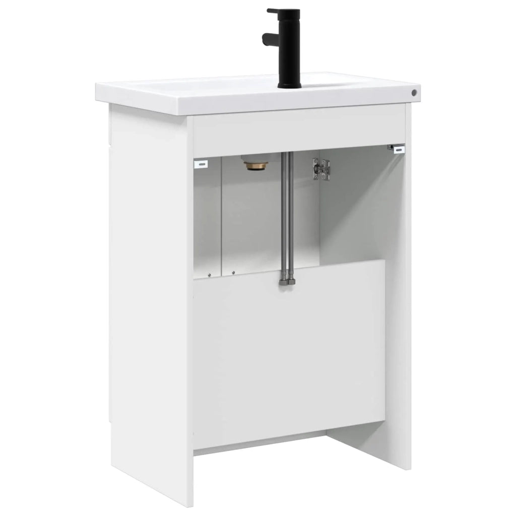 Set di mobili per il bagno Bianco Lucido 56 x 37,5 x 81 cm 3404168