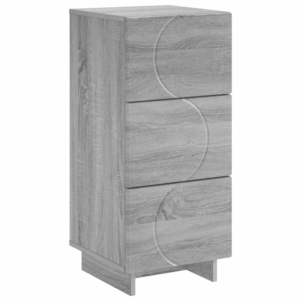 Credenza Sonoma grigio 33,5 x 34,5 x 75 cm Legno ingegnerizzato 8011519