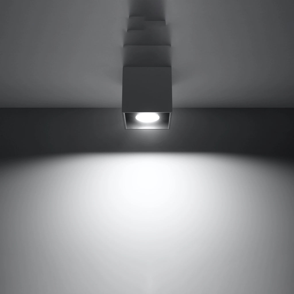 Lampada da soffitto QUAD 1 antracite