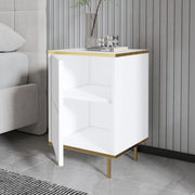 Vestone, Comodino un Ripiano, 40x35x60h cm Bianco