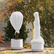 Fleece per Piante di Protezione dal Gelo Bianco 100 x 1,6 m 42020981