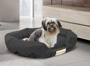 AIO FACTORY XXL Letto per cani 130x105 cm Personalizzabile Impermeabile Nero