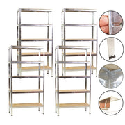 SET 4 ripiani resistenti 90 x 40 x 180 cm, base in MDF
