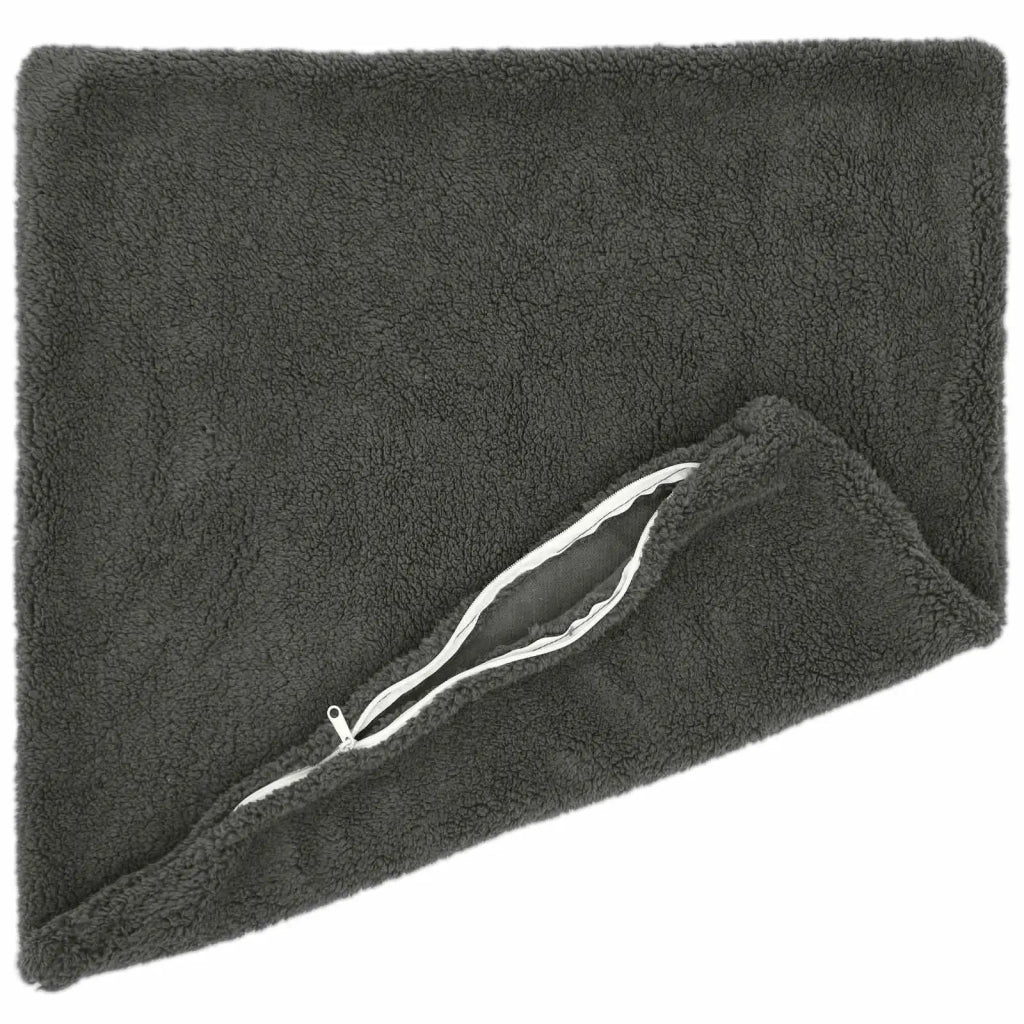 Federa 6 pcs HEERLEN Grigio Scuro 80 x 80 cm Bouclé 913720