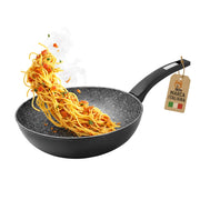Akitaink Wok Black 28 cm Induzione Antiaderente