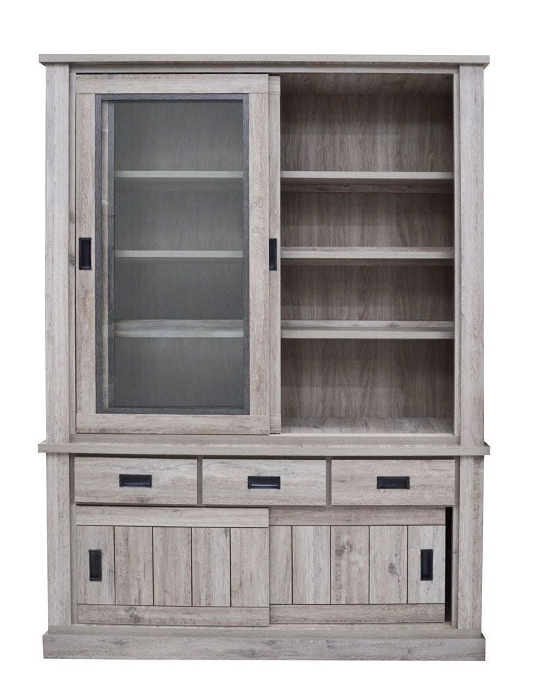 CRISTALLIERA ANTHONY 2ANTE+3CASSETTI 150X40X204 VE281