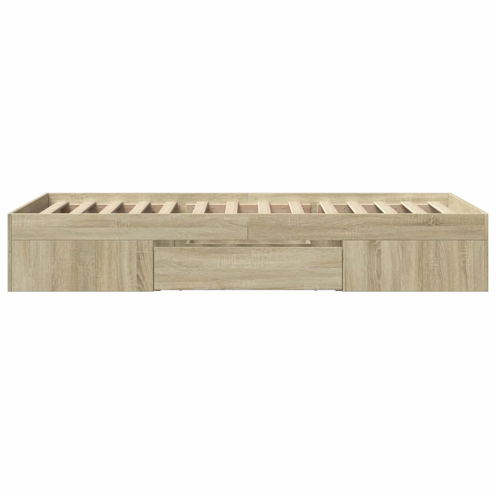 Telaio del letto con storage Rovere Sonoma 80 x 200 cm 3429686