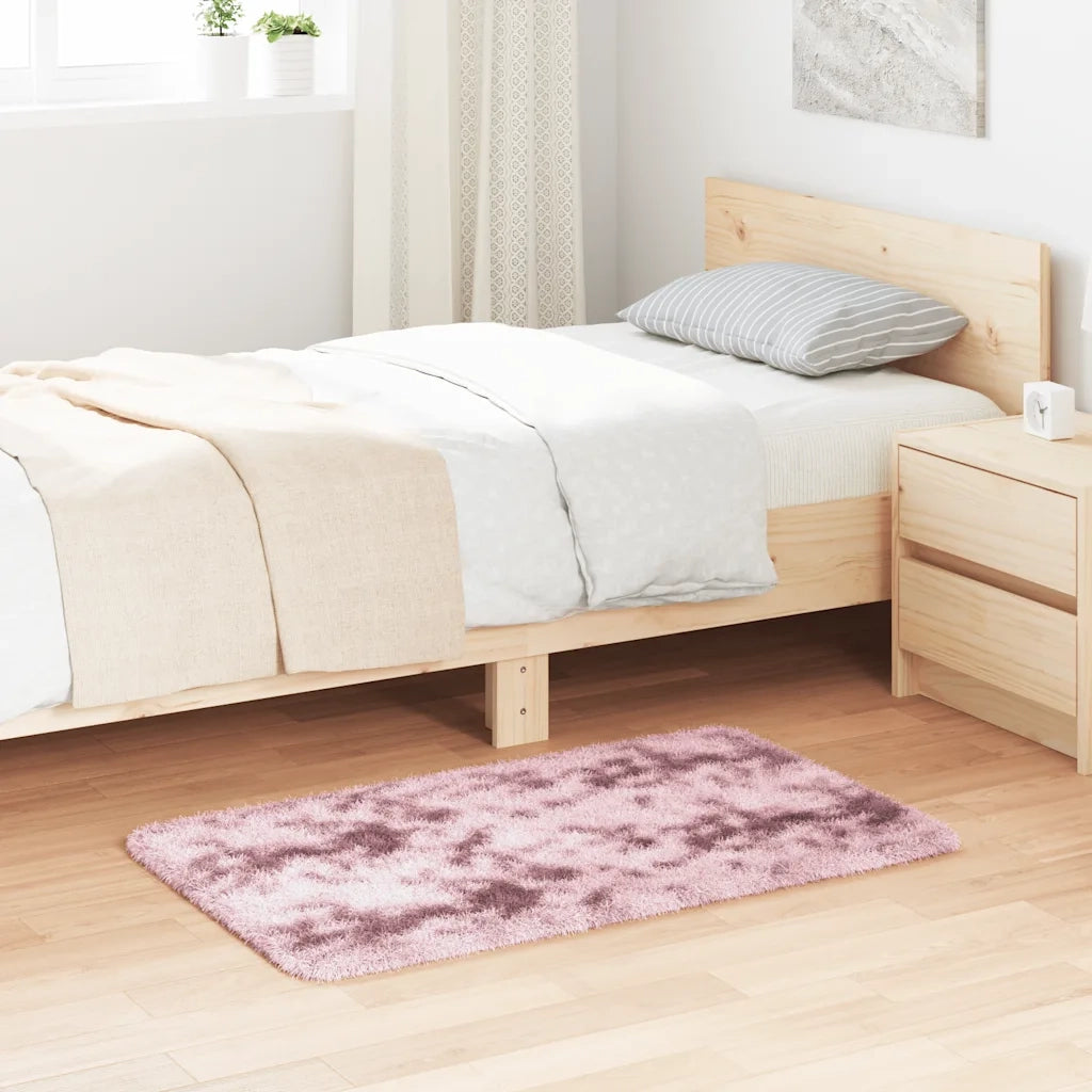 Tappeto del soggiorno | Tappeto Shaggy a Pelo Lungo NAVARRA Rosa Antico 60x100 cm