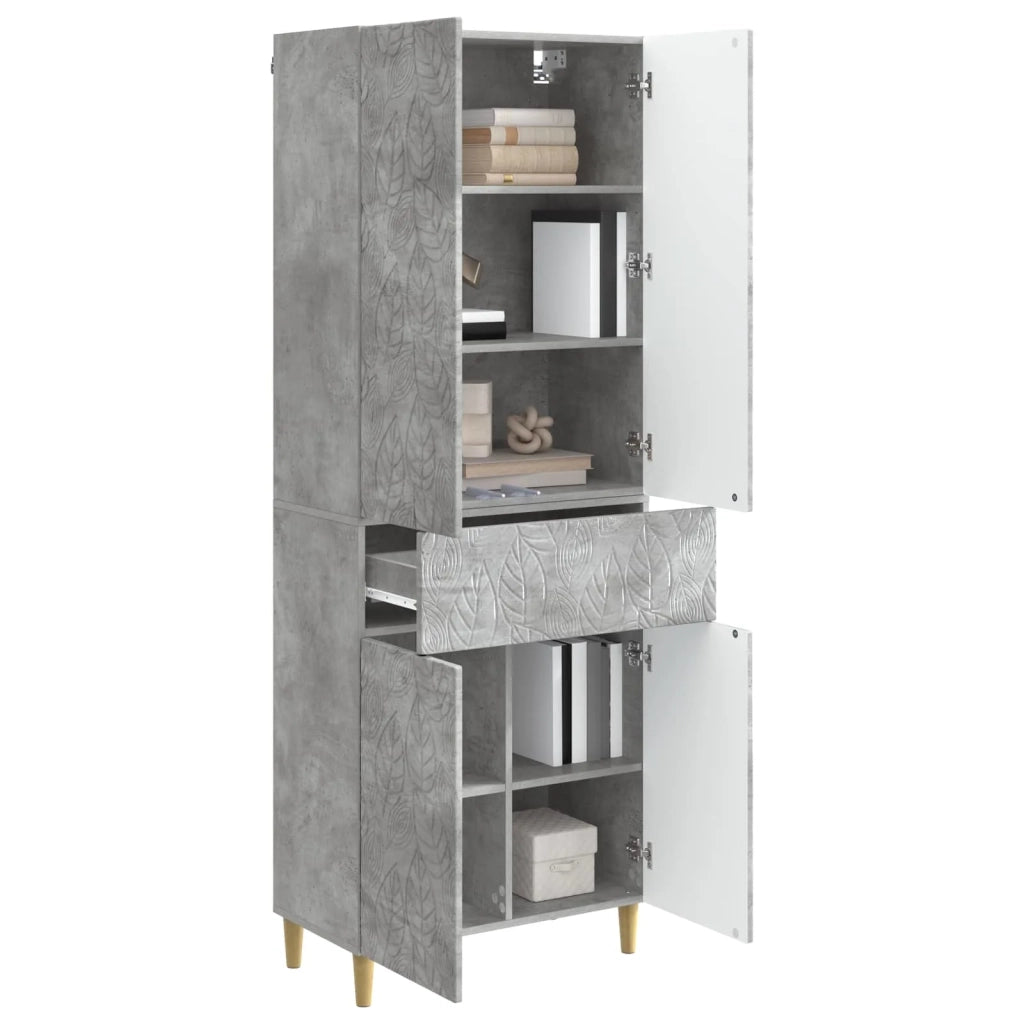 Set di armadi 2 pcs Grigio Cemento Legno ingegnerizzato 3416748