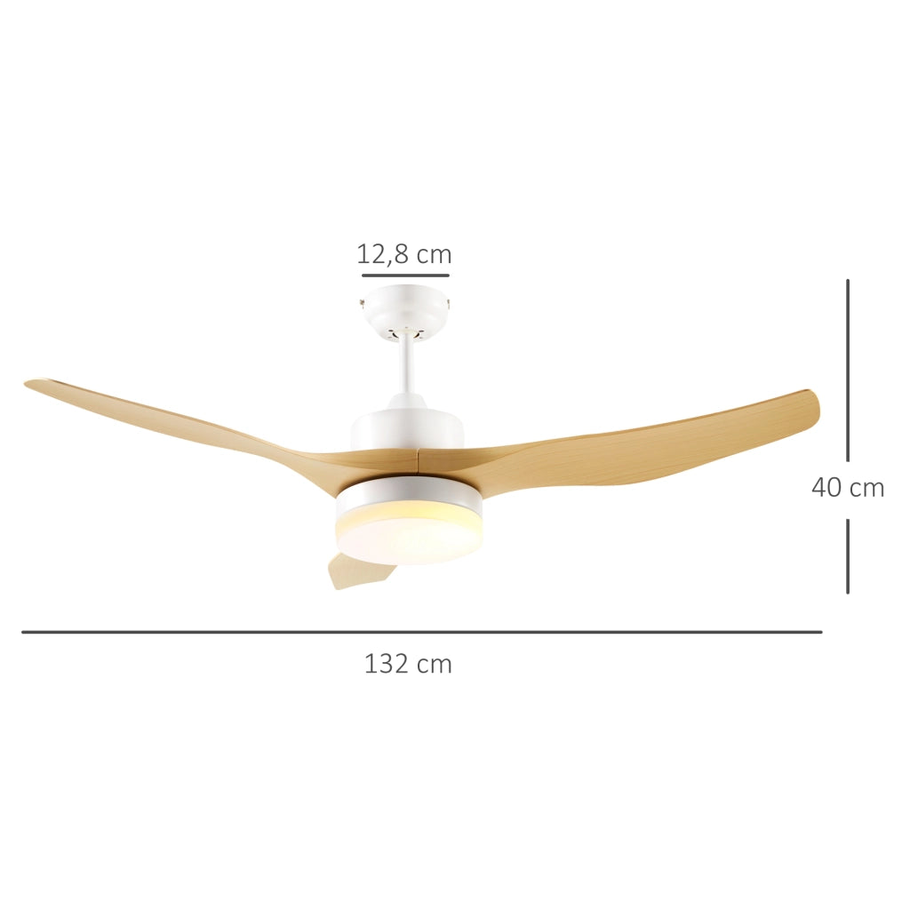 Ventilatore da Soffitto a Motore DC 20.5W ¨C zephmum ¨C 132 cm Diametro 3 Velocita' con Telecomando