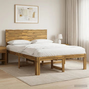 Letto matrimoniale con testiera ROSTOCK Bianco 150 x 200 cm 3405418