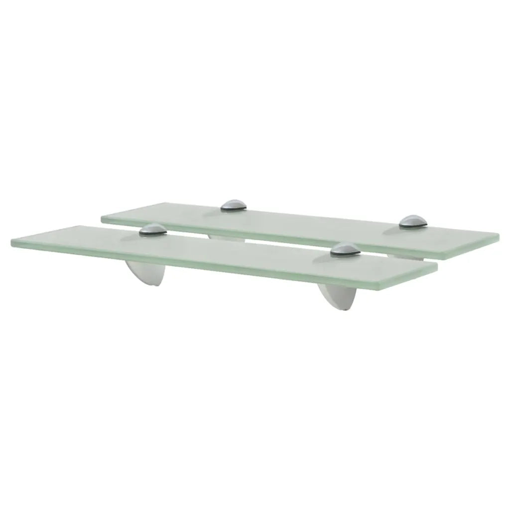 Mensole Galleggianti 2 pz in Vetro 40x20 cm 8 mm cod mxl 33123