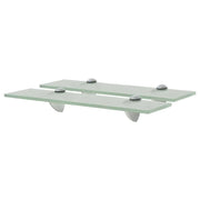 Mensole Galleggianti 2 pz in Vetro 40x20 cm 8 mm cod mxl 33123