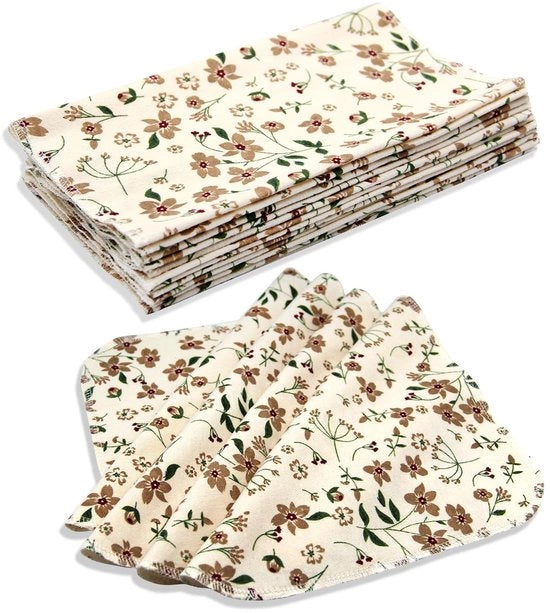 Set di asciugamani per la cucina 12 pezzi - Asciugamani riutilizzabili/lavabili - Assorbenti - Alternativa agli asciugamani di carta - Sostenibili - Zero Waste - Asciugamani per la cucina