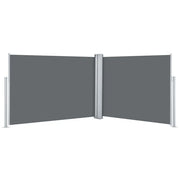 Tenda da Sole | Tenda parasole Laterale Retrattile Antracite 120x1000 cm