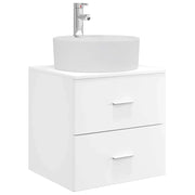 Mobile Lavabo | Armadio Lavabo da Parete Bianco 49,5 x 44,5 x 65 cm