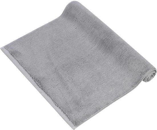 Matrice da bagno Premium Pura | 50 x 70 cm | 100% Cotone | Molto morbido | Matrice da bagno | Colore: Argento grigio