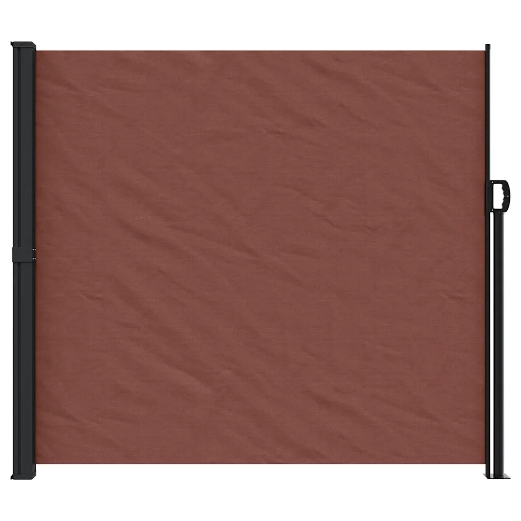 Tenda da Sole Laterale Retrattile-Tenda parasole per balcone per giardino Marrone 180x300 cm