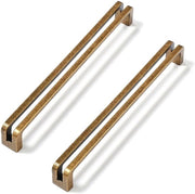 Maniglie in Ottone per Mobili da Cucina Antichi 192mm Distanza di Apertura - 6 Pezzi Accessori Decorativi per Mobili da Cucina
