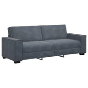 Divano | Divano da soggiorno | Sofa a 3 Posti Grigio Scuro 220x78x84 cm in Velluto