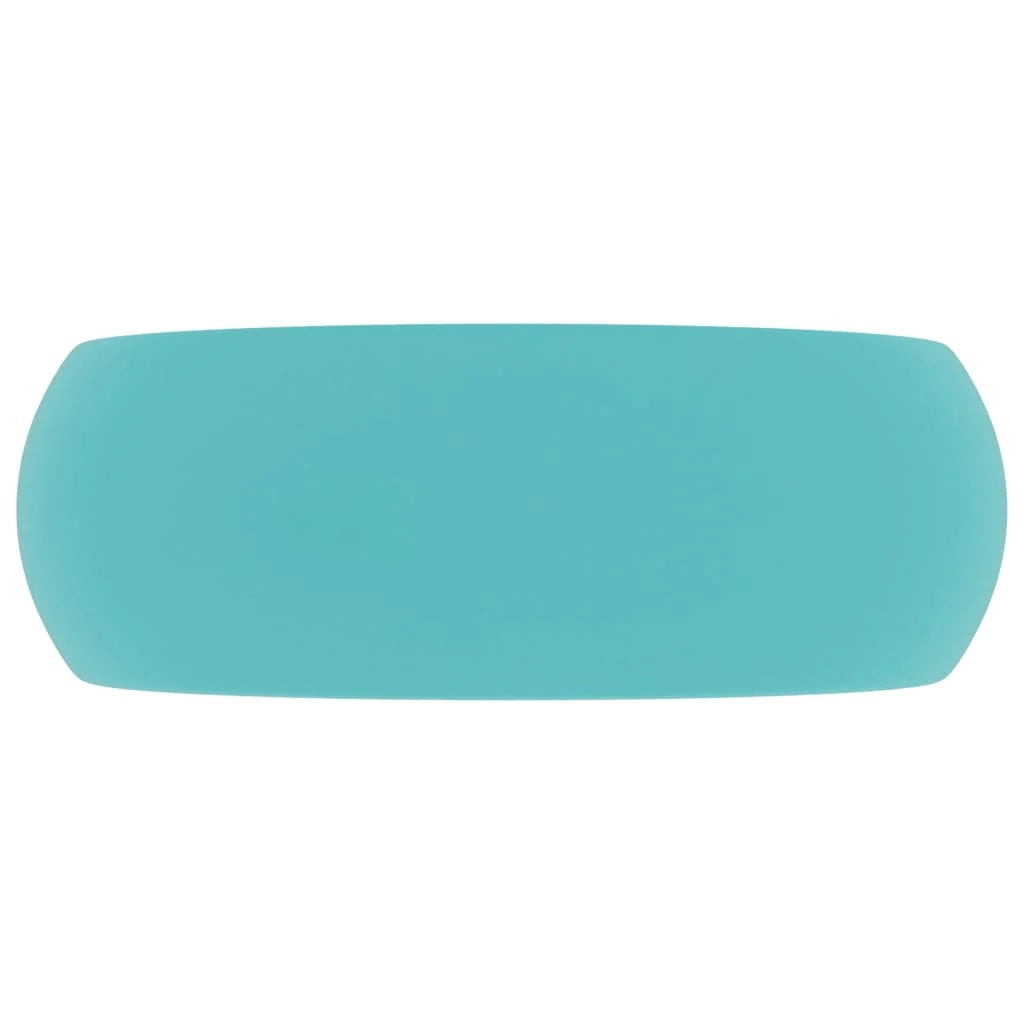 Lavabo rotondo di lusso 40x15 cm in ceramica verde chiaro opaco 02_0002744