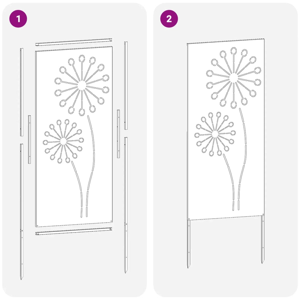 Schermo per privacy in giardino Oliver verde 50 x 140 cm CFW4003617